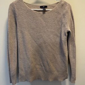 GAP gray/taupe lightweight sweater size small